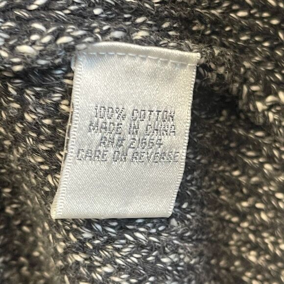 Foxcroft Women's Sweater Vest Size XL Gray Black Cotton Sleeveless Ruffled Trim - Picture 4 of 15